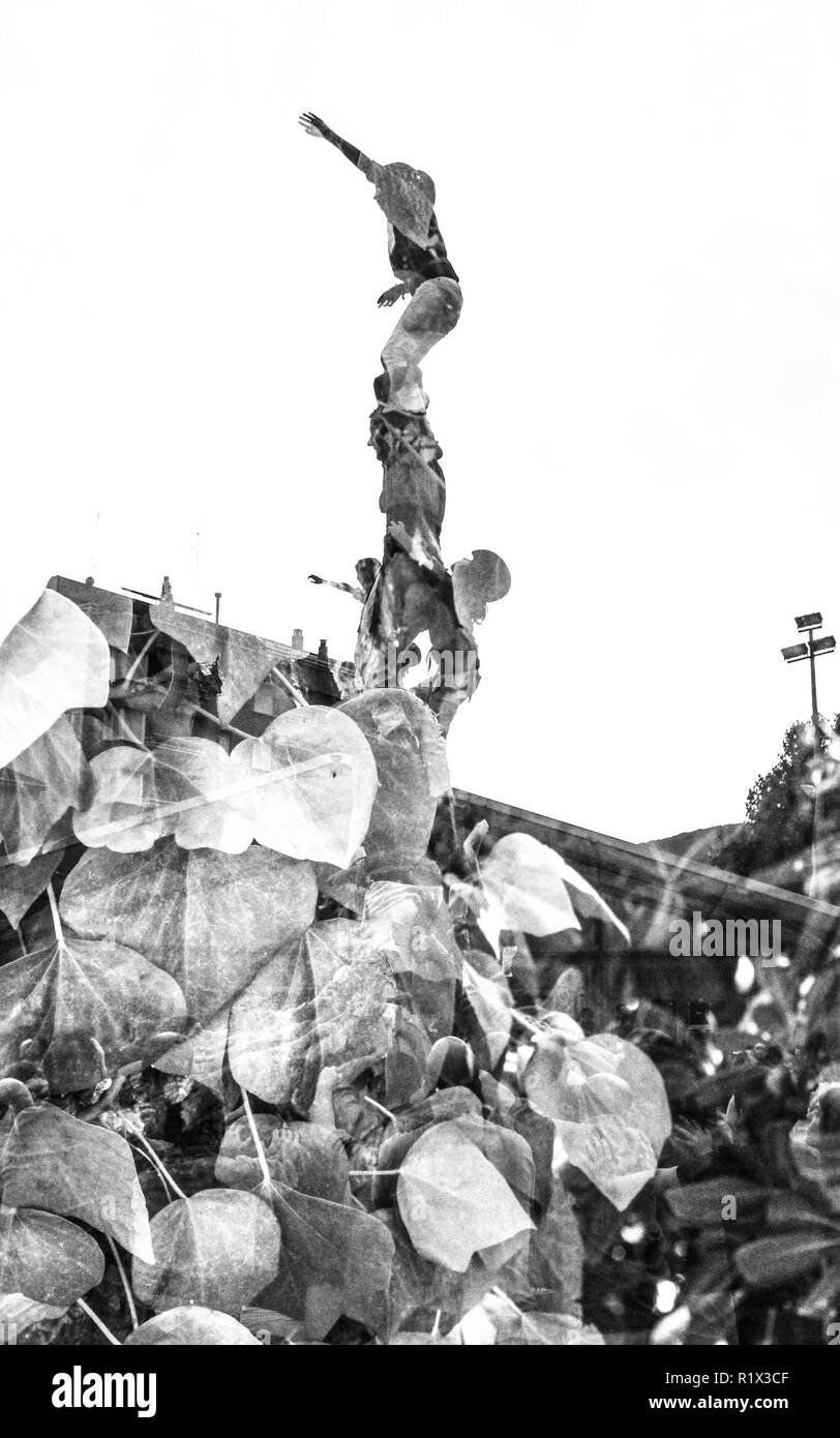 Castellers Banque D'Images