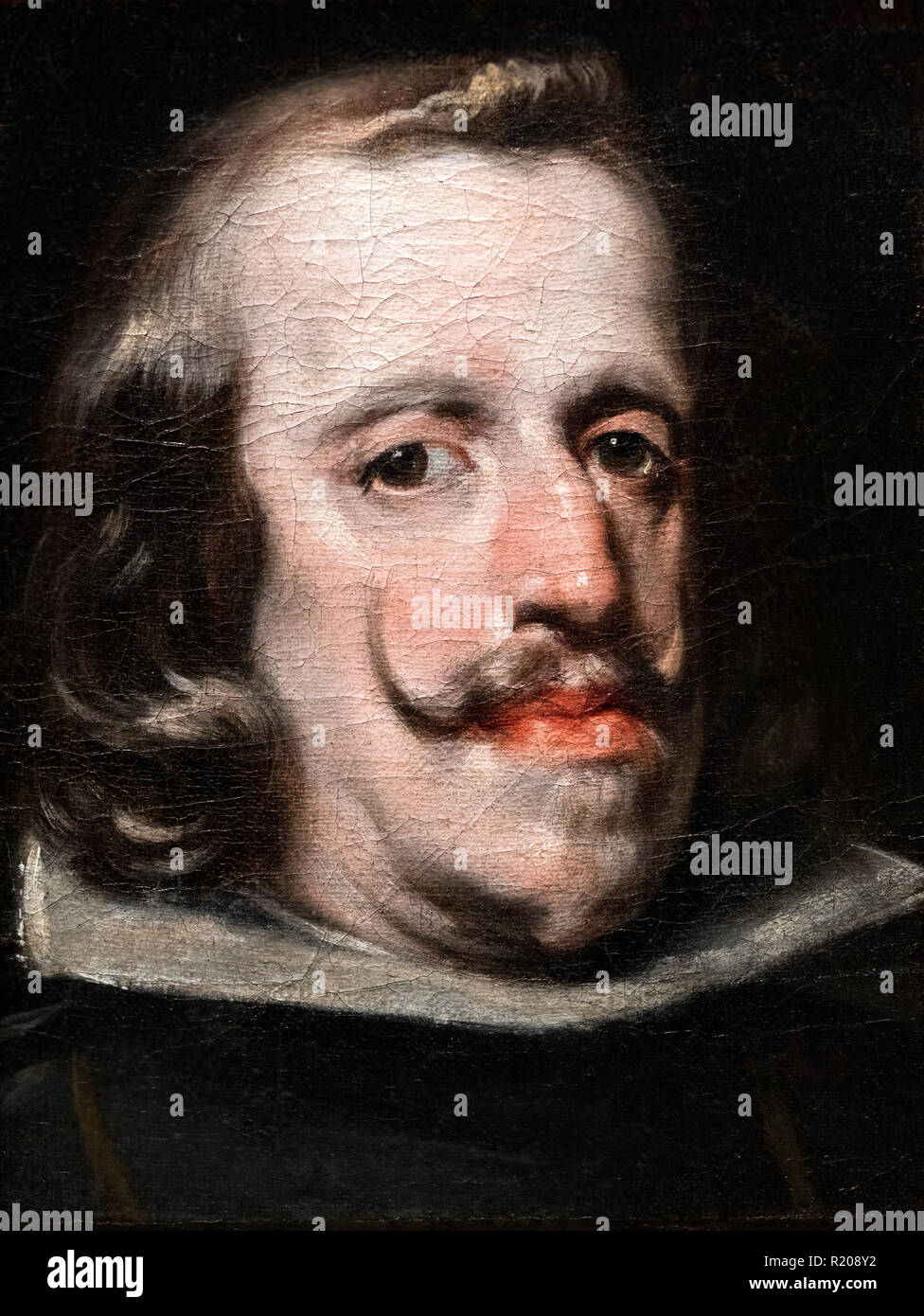 Le roi Philippe IV d'Espagne par cercle de Diego Velazquez, huile sur toile, c.1655 Banque D'Images