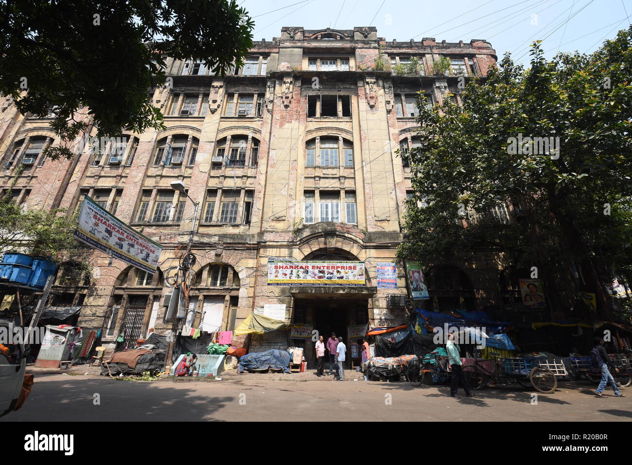 135A rue Canning, Kolkata, Inde Banque D'Images