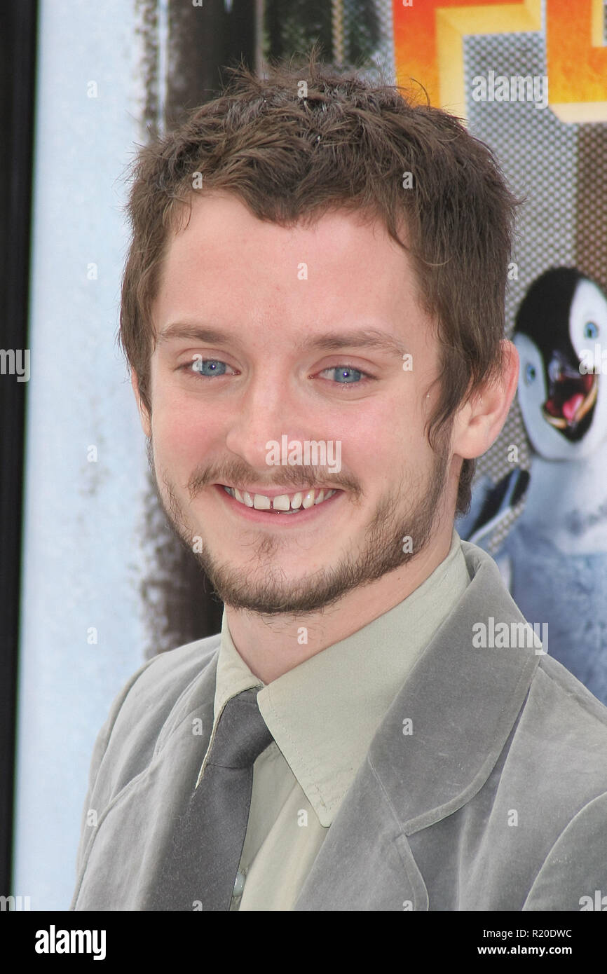 Elijah Wood 11/12/06 HAPPY FEET @ le Grauman's Chinese Theater, du Hollywood photo de Jun Matsuda/HNW / PictureLux (12 novembre 2006) Banque D'Images