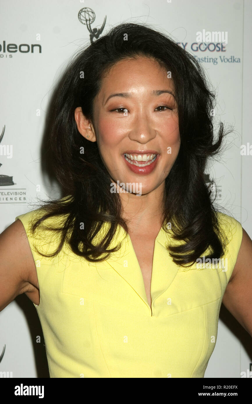 Sandra Oh 09/19/08 'Le 60e Primetime Emmy Awards nominés pour des performances exceptionnelles' @ Pacific Design Center, West Hollywood Photo de Izumi Hasegawa/HNW / PictureLux (19 septembre 2008) Banque D'Images