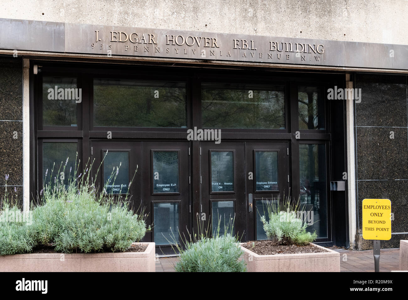 J. Edgar Hoover F.B.I. (Federal Bureau of Investigation) Building à Washington, D.C. Banque D'Images