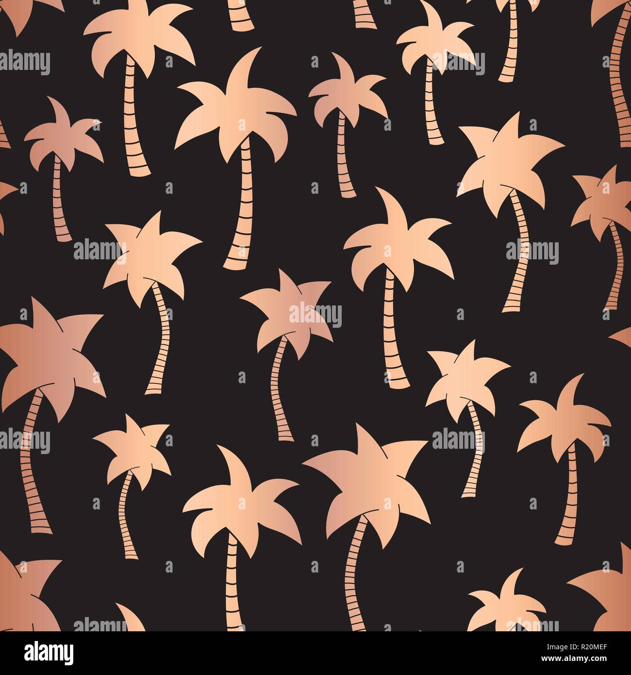 Scarica Gratis Images Feuille D Or Rose Vecteur Palmiers Sur Fond Noir Motif Transparent le plus cool salutations