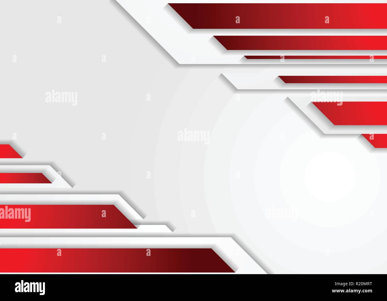 Résumé De Lentreprise Tech Et Rouge Fond Gris Brochure