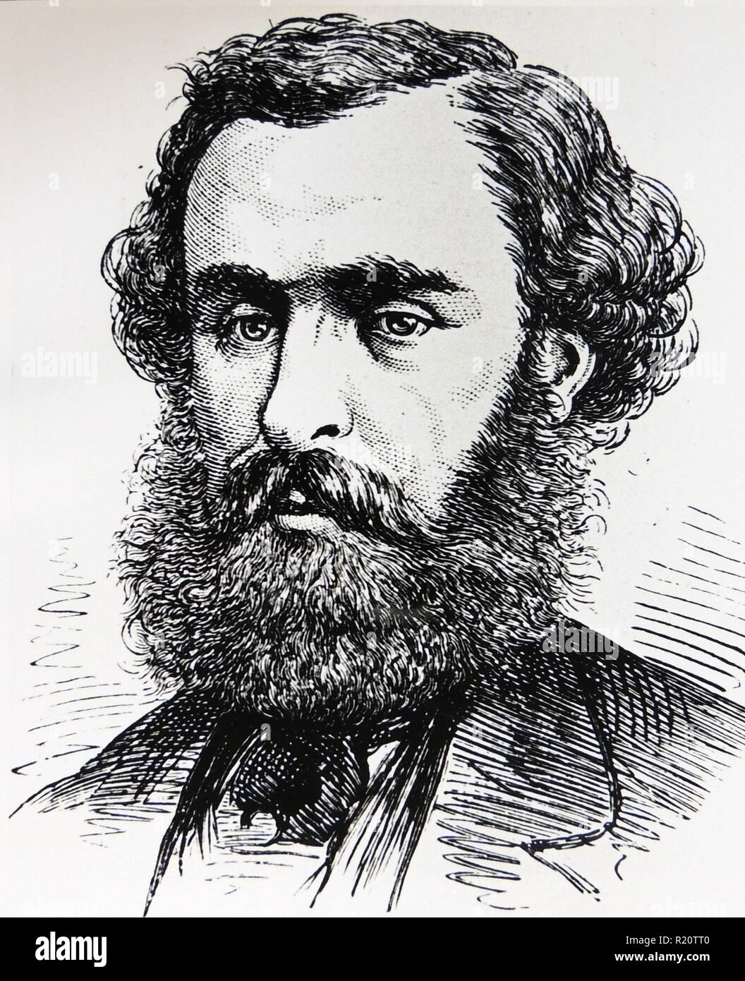 Eustache Joseph Croce-Spinelli (1845-1875), tué dans un accident de montgolfière, 15 avril 1875. Banque D'Images