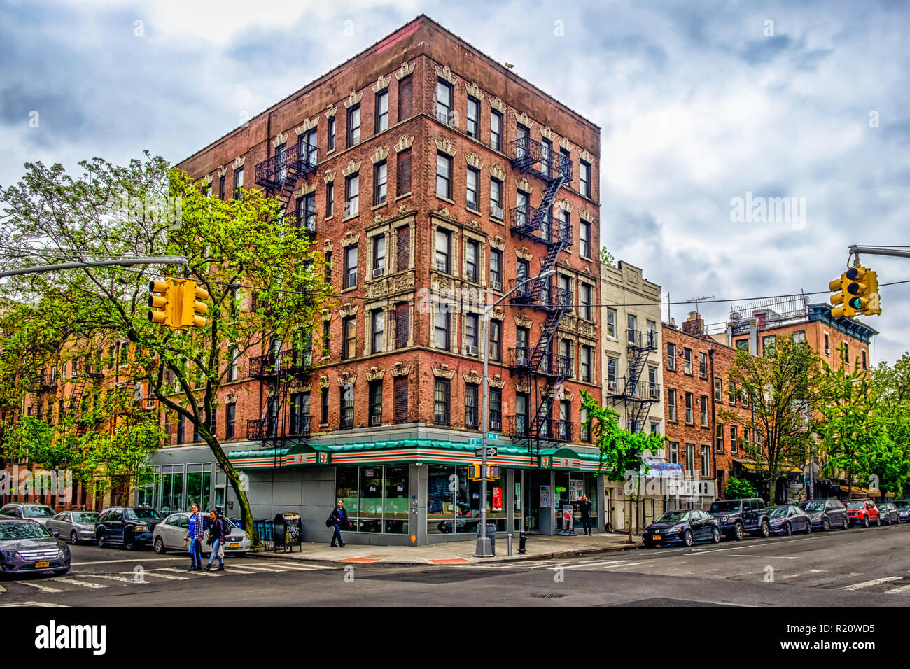 New York City, USA, mai 2018, scène urbaine dans une Avenue, East Village, Manhattan Banque D'Images