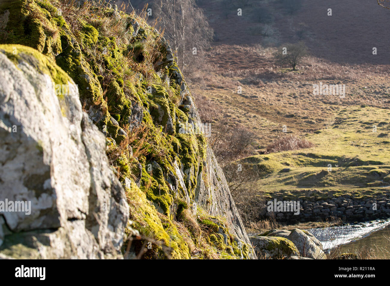 Lake District dans le Nord de l'Angleterre le jour de l'hiver ensoleillé Banque D'Images