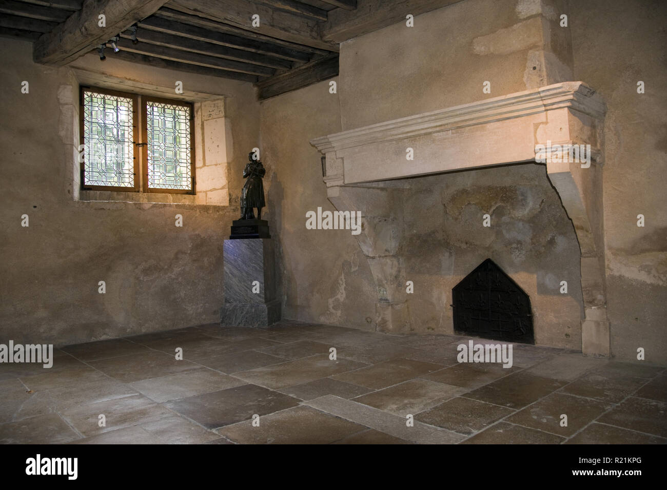 La pièce principale à la maison natale de Jeanne d'Arc à  Domremy-la-Pucelle, France Photo Stock - Alamy