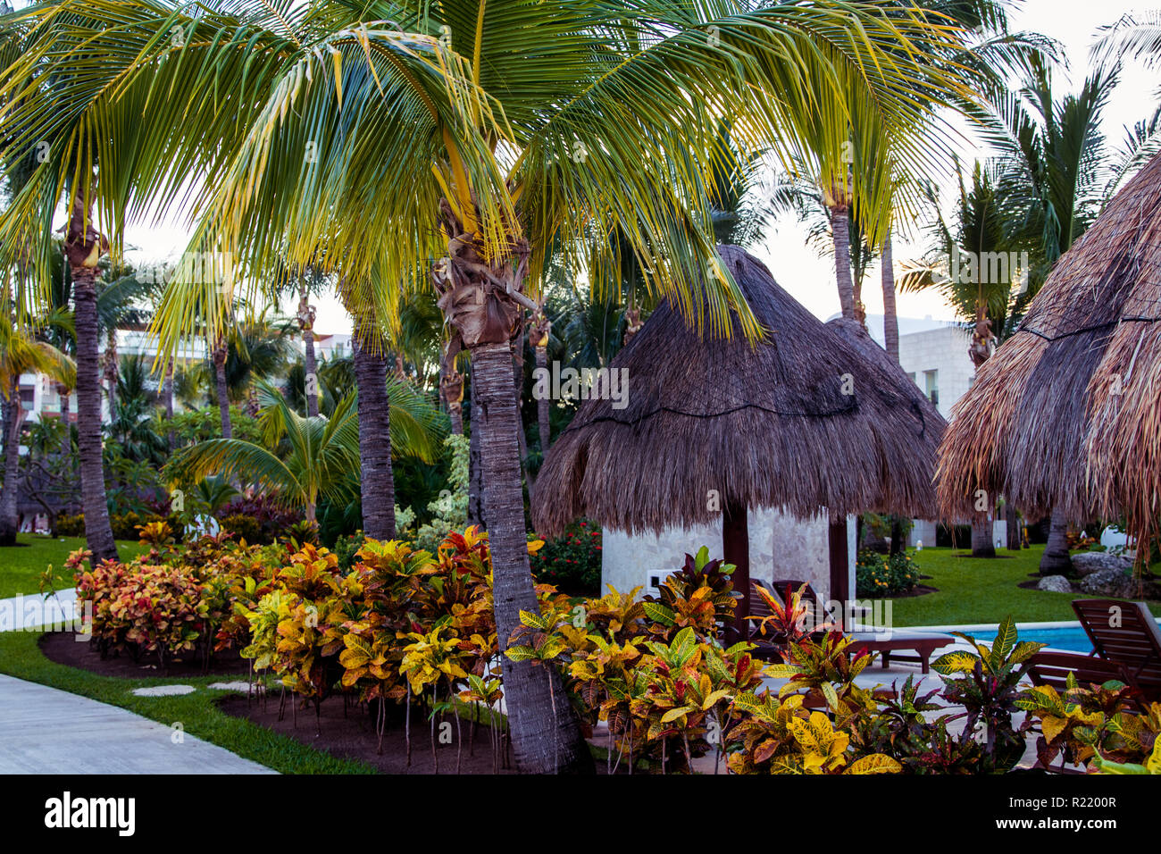 Hôtel 5 étoiles à Cancun au Mexique Banque D'Images