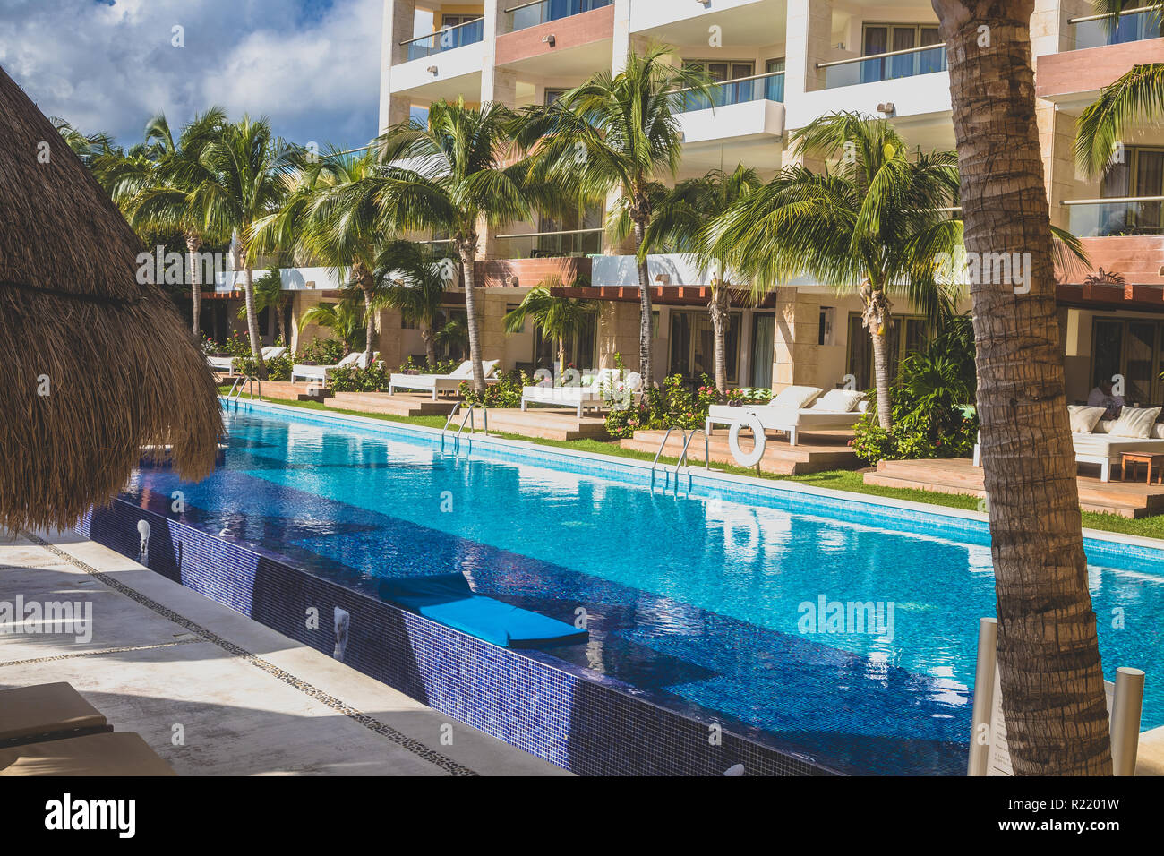 Hôtel 5 étoiles à Cancun au Mexique Banque D'Images