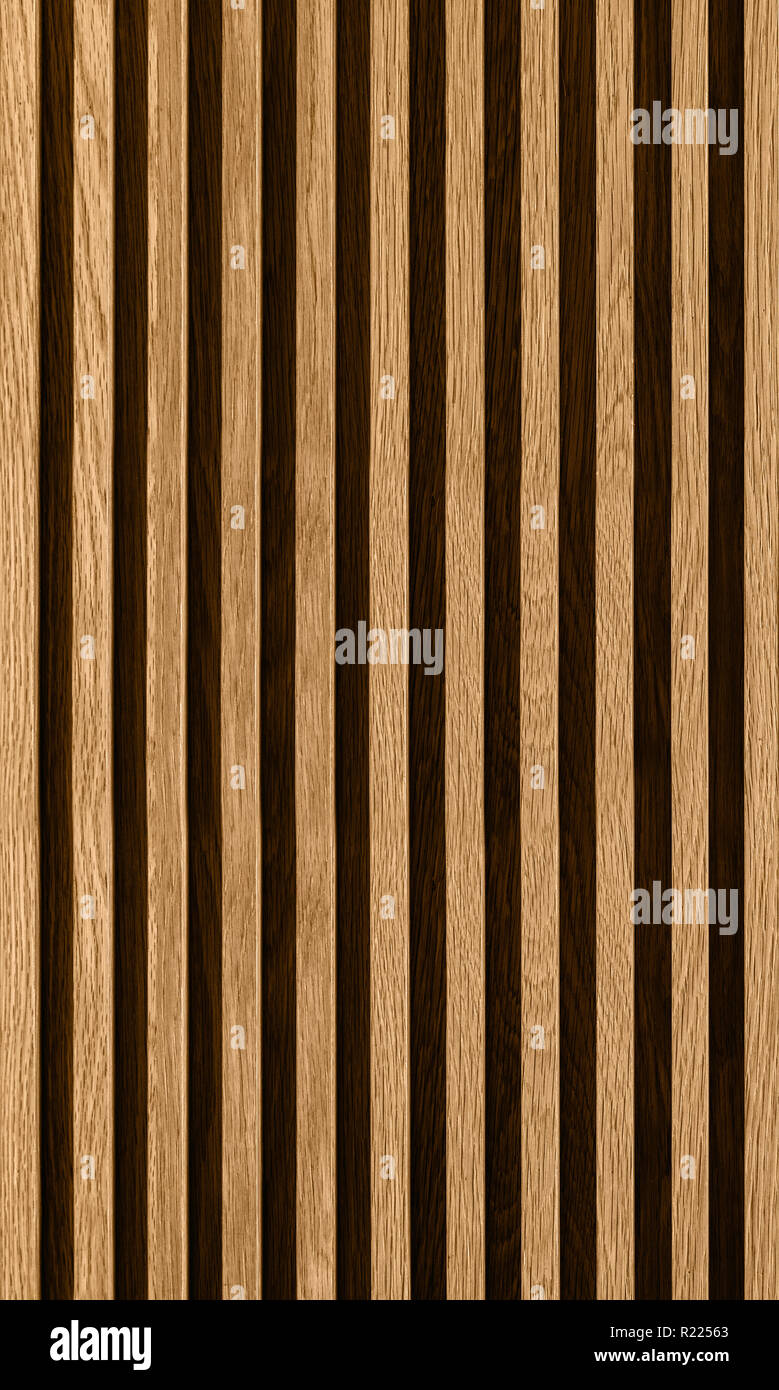 Mur en bois brun, arrière-plan. Home décor intérieur. Texture de surface en bois. Modèle en bois. Banque D'Images