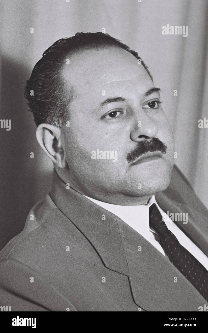 Moshe Sneh (6 janvier 1909 - 1 mars 1972) était un homme politique israélien et figure militaire 1949 Banque D'Images
