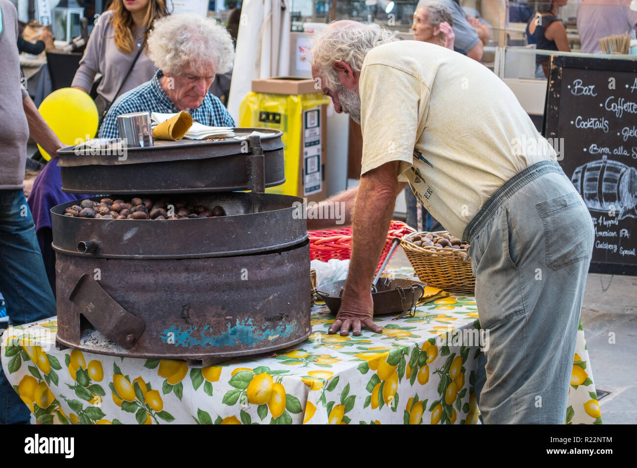 Pérouse, Ombrie, Italie au cours de la fête du chocolat 2018 Banque D'Images