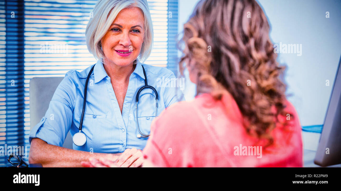 Consulter un médecin du patient Banque D'Images