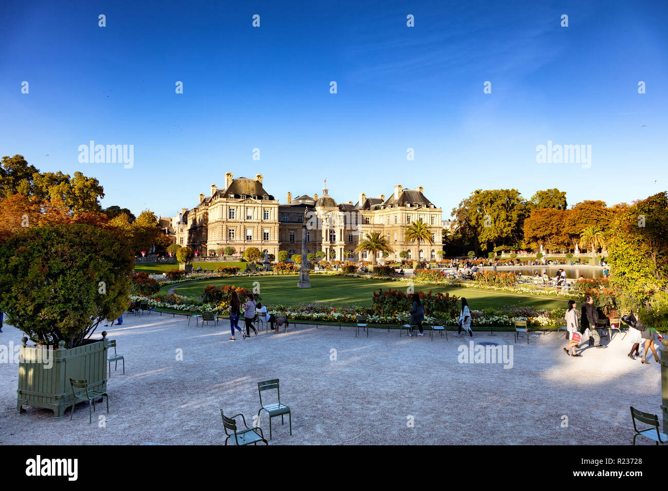France, Paris, 04 Octobre 2018 : le Jardin du Luxembourg Banque D'Images