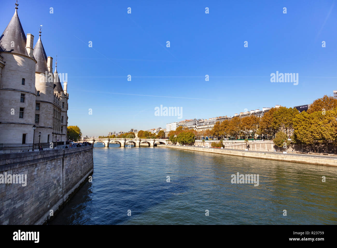 France, Paris, île de la ville, le 5 octobre 2018 : Conciergerie Banque D'Images