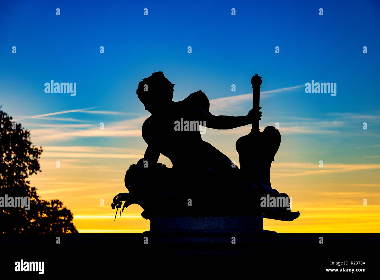 Tableau Sur Toile Pont Alexandre III Paris Coucher De Soleil - Format Panorama 120x40 Cm - Prêt à Accrocher