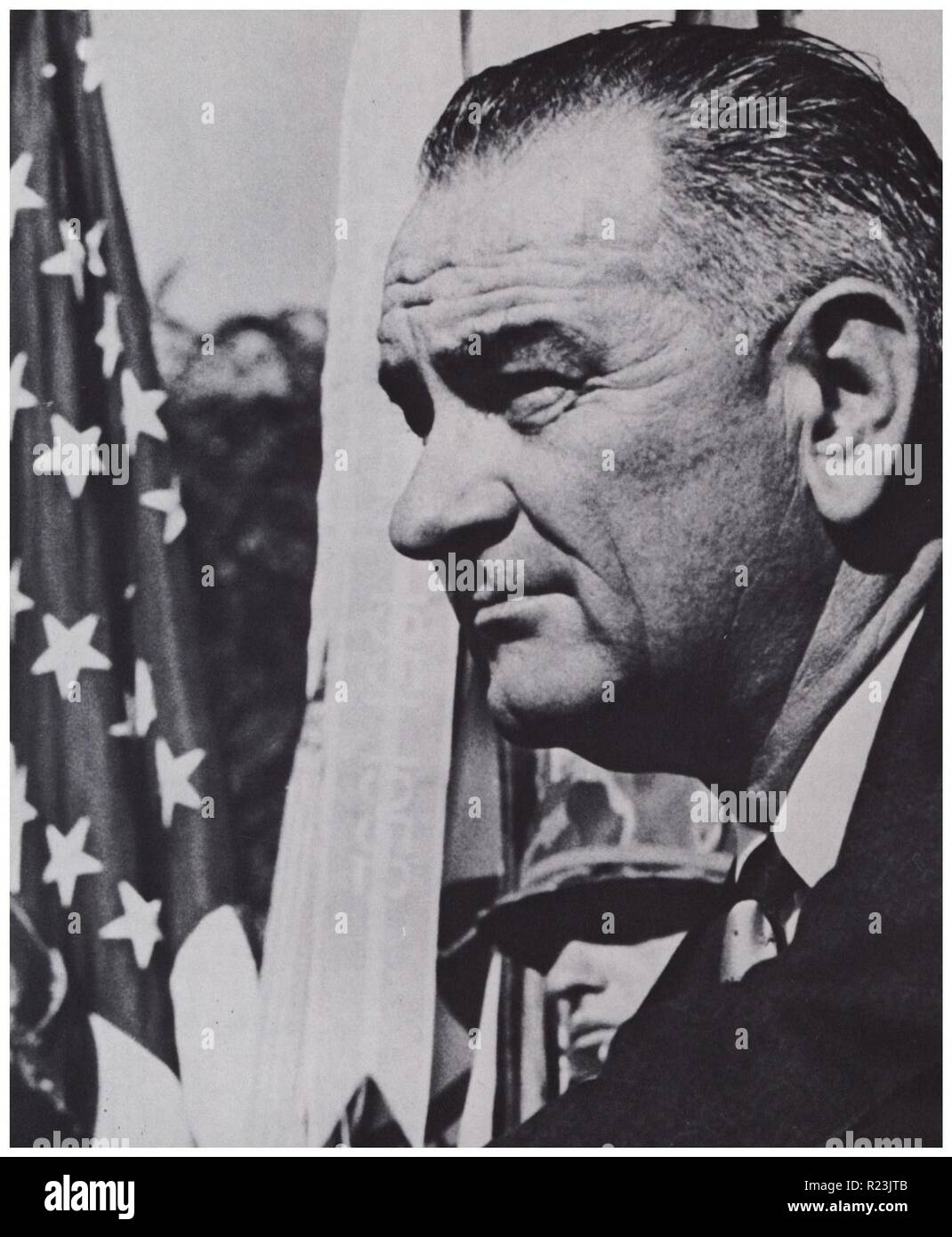 Lyndon Baines Johnson Président des Etats-Unis 1963-1969 Banque D'Images