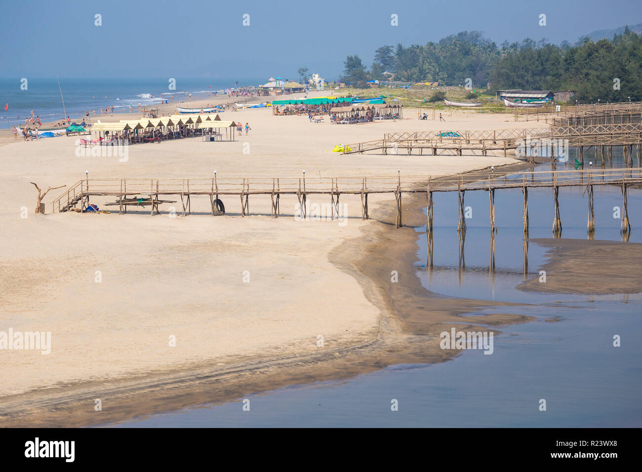 Mandem beach, Goa, Inde, Asie Banque D'Images