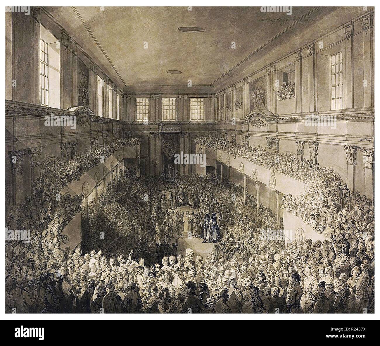 Serment de la confirmation de la Constitution polonaise ; 3 Mai 1791 Banque D'Images