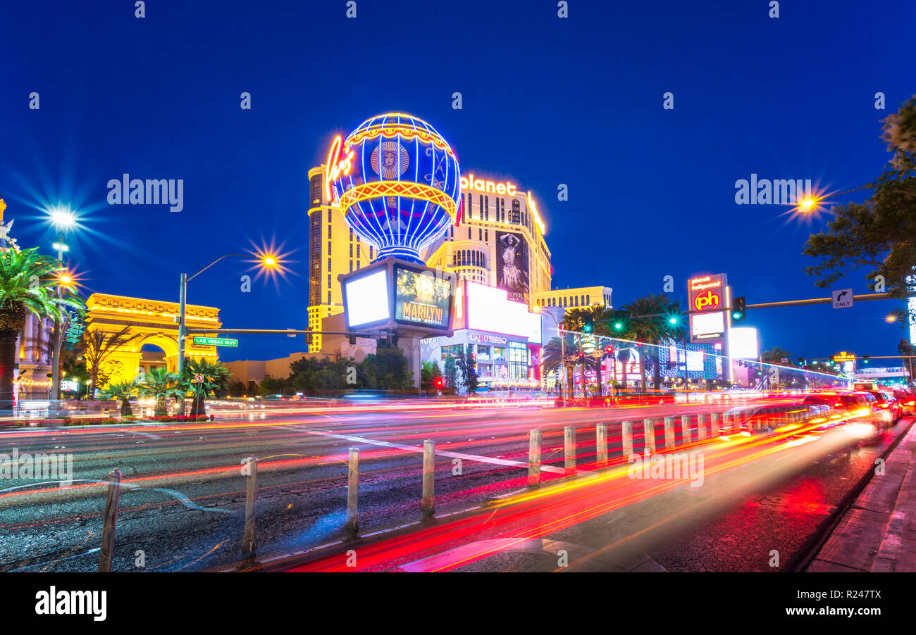 Le Strip, Las Vegas Boulevard, Las Vegas, Nevada, États-Unis d'Amérique, Amérique du Nord Banque D'Images