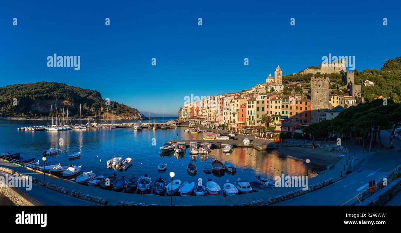 Doria Calata, Portovenere, Ligurie, Italie, Europe Banque D'Images