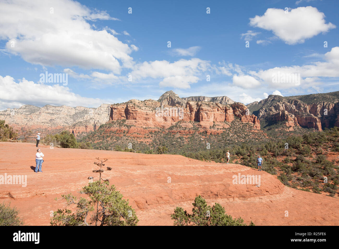Vue du point de poulet en Arizona sedona Banque D'Images