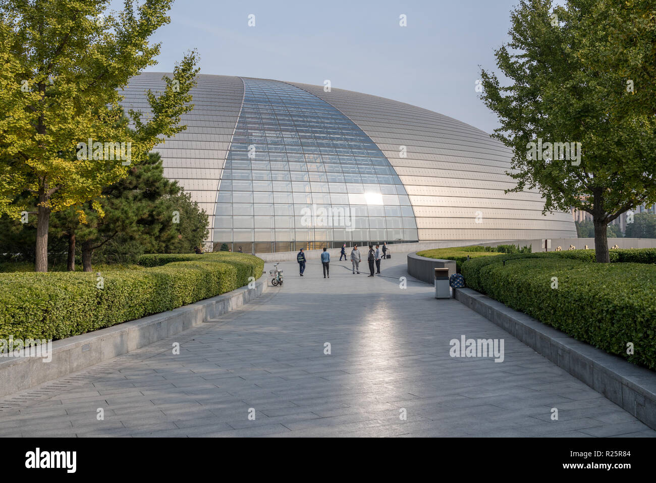 Centre national des Arts à Beijing connu comme bâtiment d'oeufs Banque D'Images
