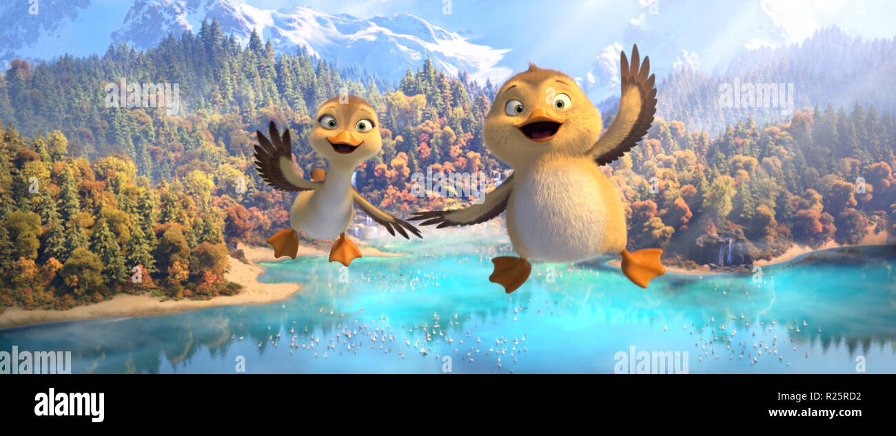 Duck Duck Goose est une animation par ordinateur 2018 comédie film réalisé par Chris Jenkins et avec les voix de Jim Gaffigan, Zendaya et Carl Reiner. Cette photo est pour un usage éditorial uniquement et est l'auteur de la société film et/ou le photographe attribué par le film ou la société de production et ne peut être reproduite que par des publications dans le cadre de la promotion du film ci-dessus. Un crédit obligatoire pour l'entreprise de film est nécessaire. Le photographe devrait également être portés lorsqu'il est connu. Banque D'Images
