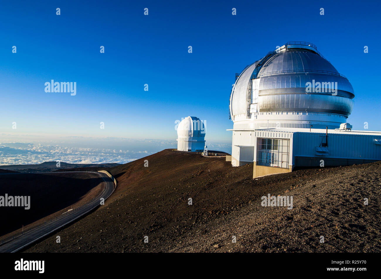 Observatoire sur le Mauna Kea, Hawaii, USA Banque D'Images