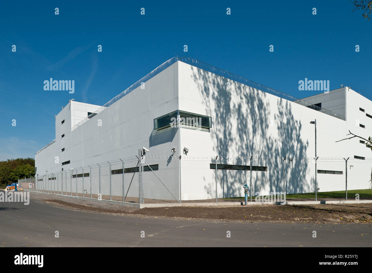 Korneuburg Justizzentrum, Strafanstalt ; Das ist ein Korneuburg Justizzentrum Gerichts- und Gefängniskomplex Korneu niederösterreichischen in der Stadt Banque D'Images