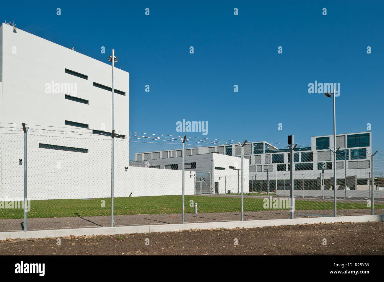 Korneuburg Justizzentrum, Strafanstalt ; Das ist ein Korneuburg Justizzentrum Gerichts- und Gefängniskomplex Korneu niederösterreichischen in der Stadt Banque D'Images