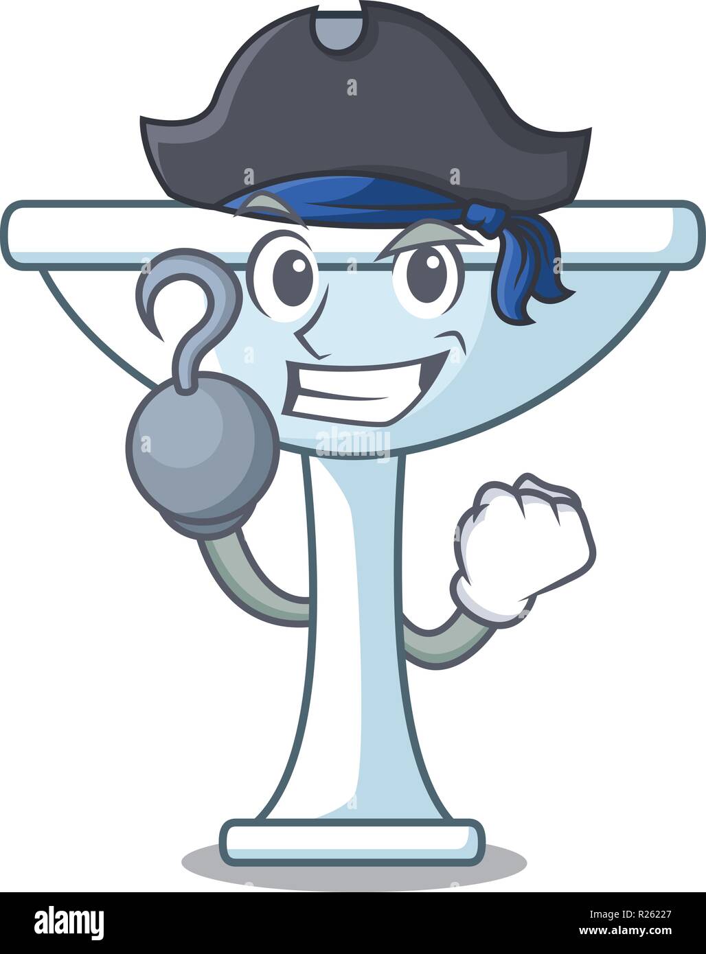 Dessin Anime Pirate Lavabo Dans La Salle De Cuisine Image Vectorielle Stock Alamy