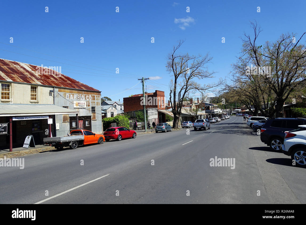 Rue principale de Maldon Banque D'Images