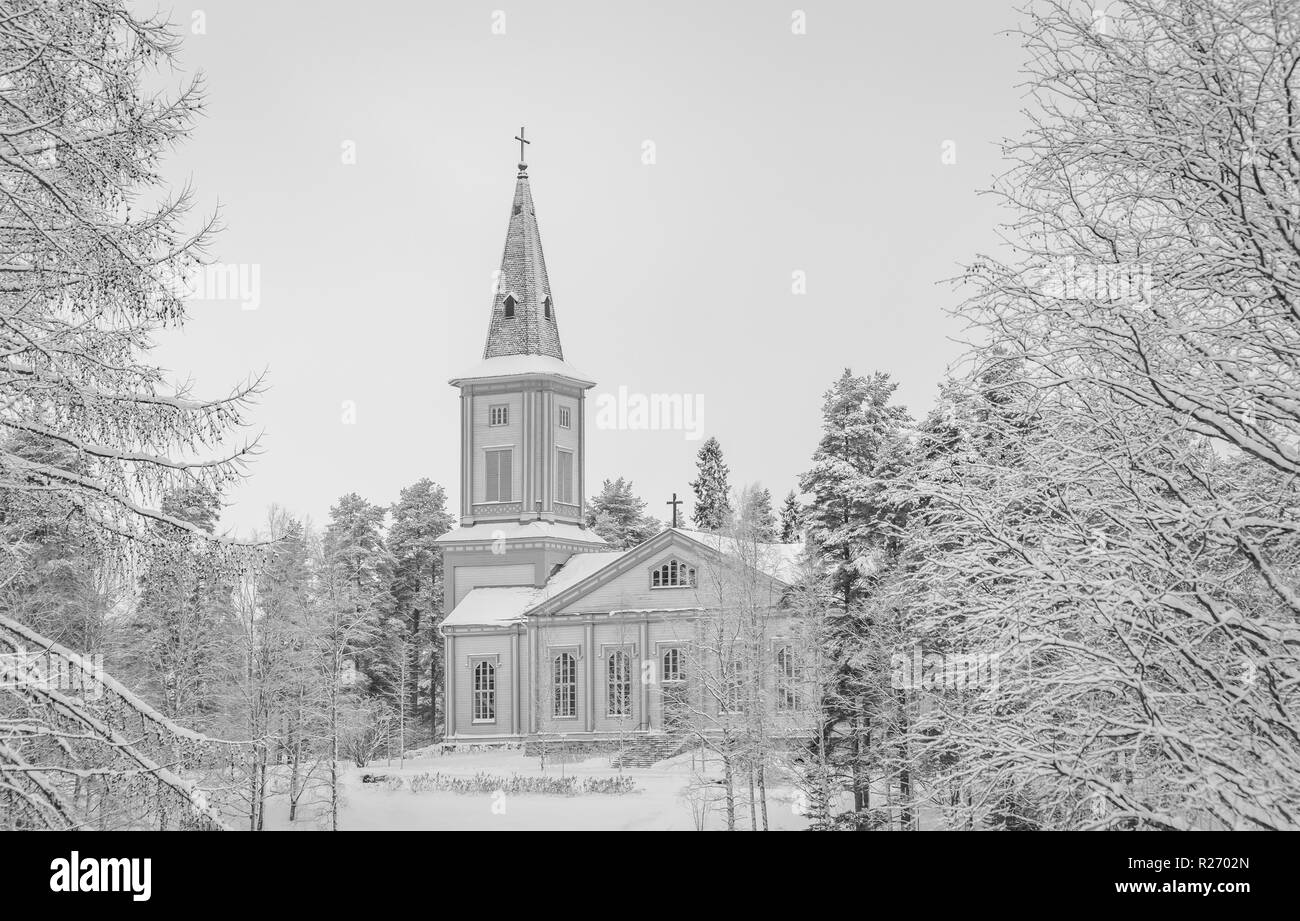 Sotkamo église. Sotkamo, Finlande. Banque D'Images