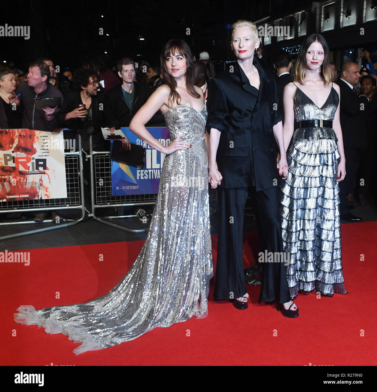 BFI 62e London Film Festival - 'Suspiria' - Premiere avec : Mia Goth, Dakota Johnson, Tilda Swinton Où : London, Royaume-Uni Quand : 16 Oct 2018 Source : WENN.com Banque D'Images