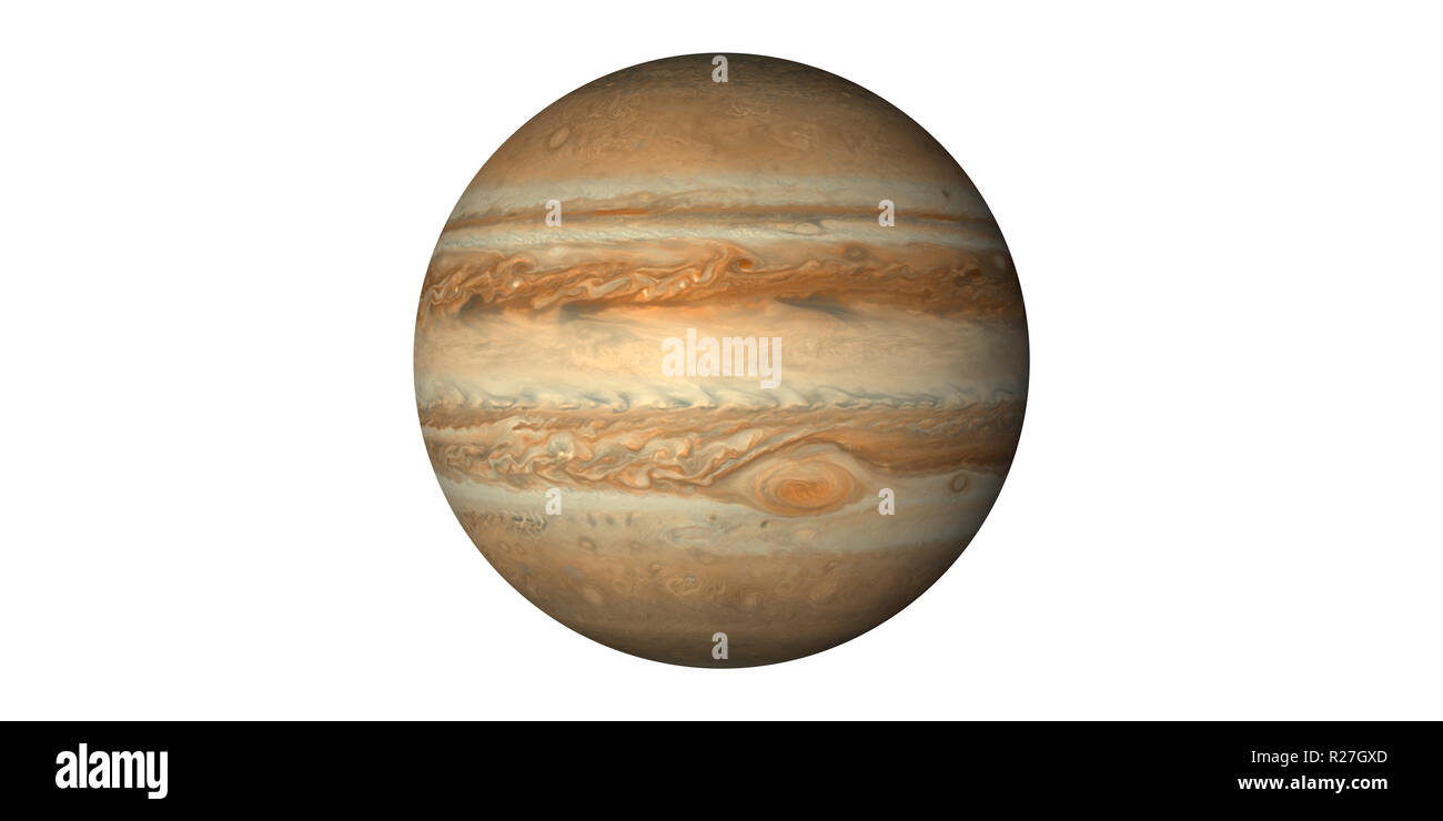 Jupiter planète du système solaire Banque D'Images