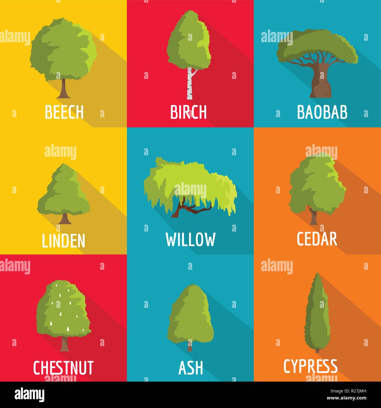 Log icons set. télévision Ensemble de 9 log vector icons for web isolé sur fond blanc Illustration de Vecteur