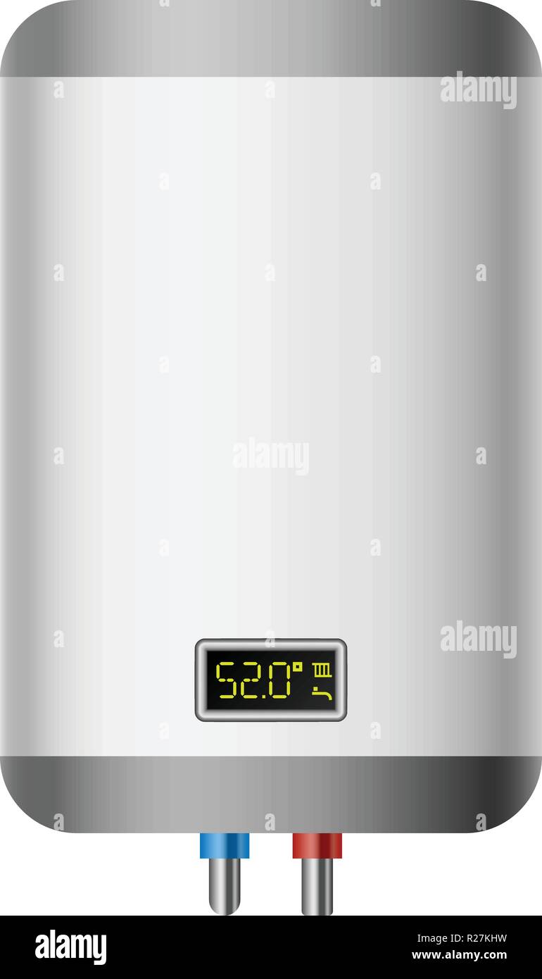 Chambre maquette de chaudière. Illustration réaliste de chaudière maison maquette vecteur pour le web Illustration de Vecteur