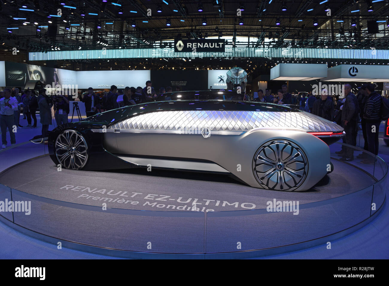 ULTIMO EZ-Renault concept car, Mondial de l'Automobile de Paris, Paris, France, Europe Banque D'Images