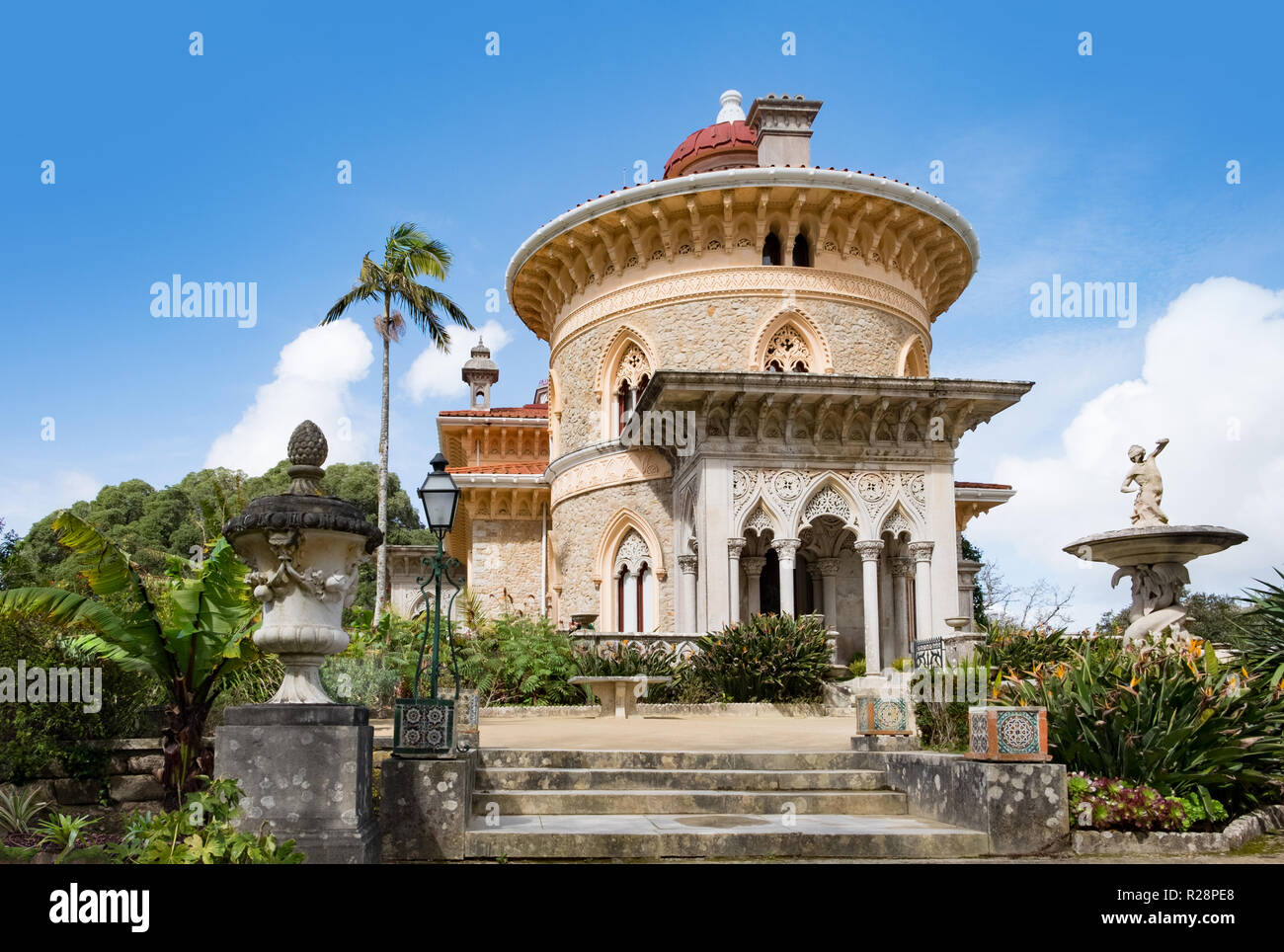 Palais monseratte, Sintra, Portugal, le palais de style oriental exotique Banque D'Images