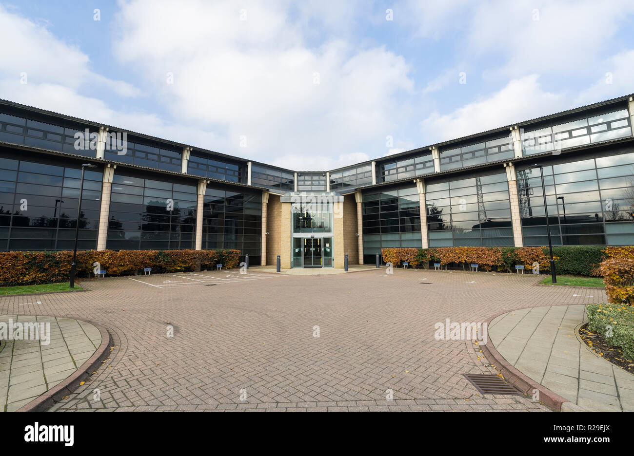 Le bâtiment Jeffreys St John's Innovation Park Cambridge Angleterre 2018 Banque D'Images