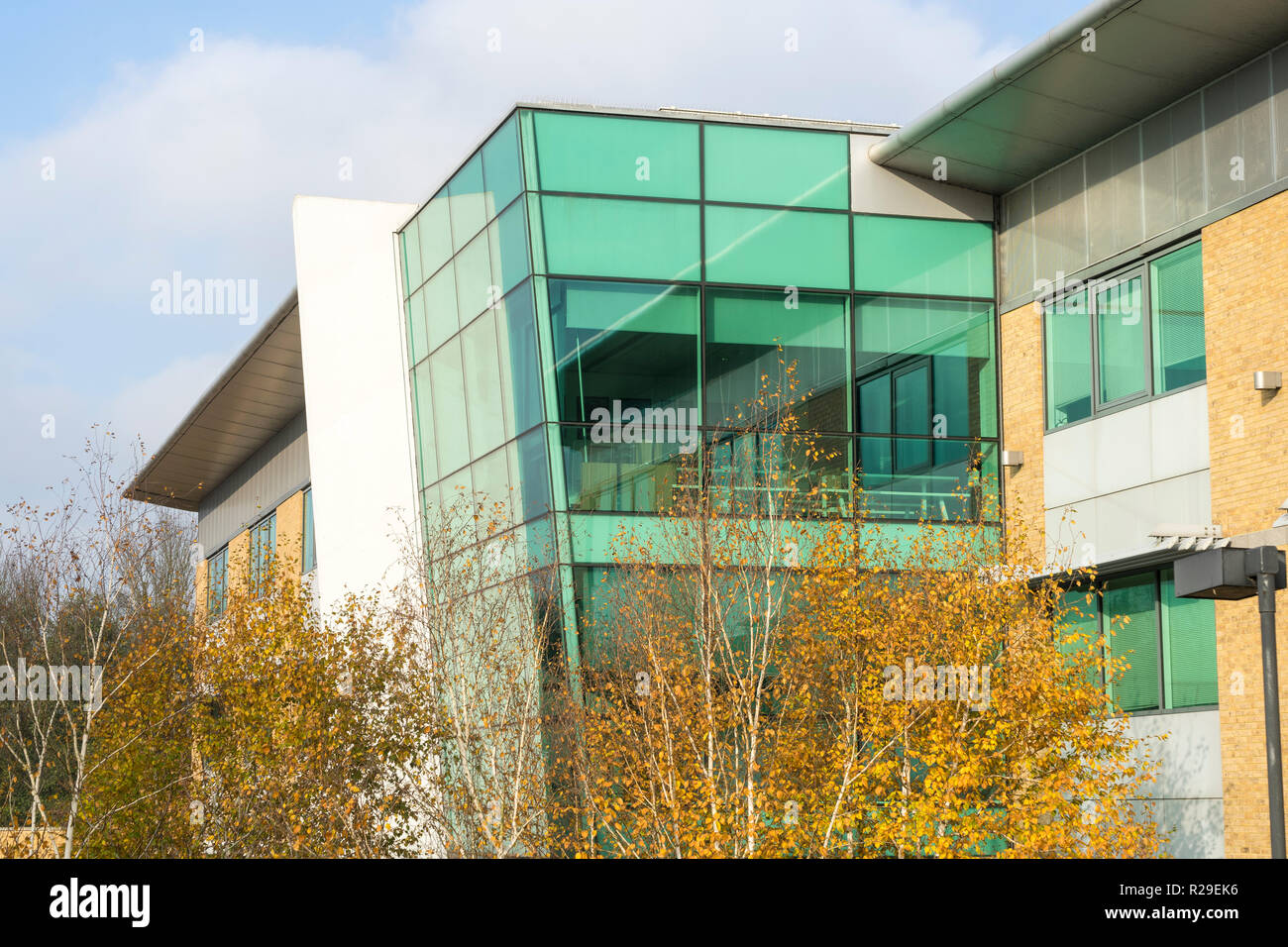 Le Vitrum building St John's Innovation Park Cambridge Angleterre 2018 Banque D'Images