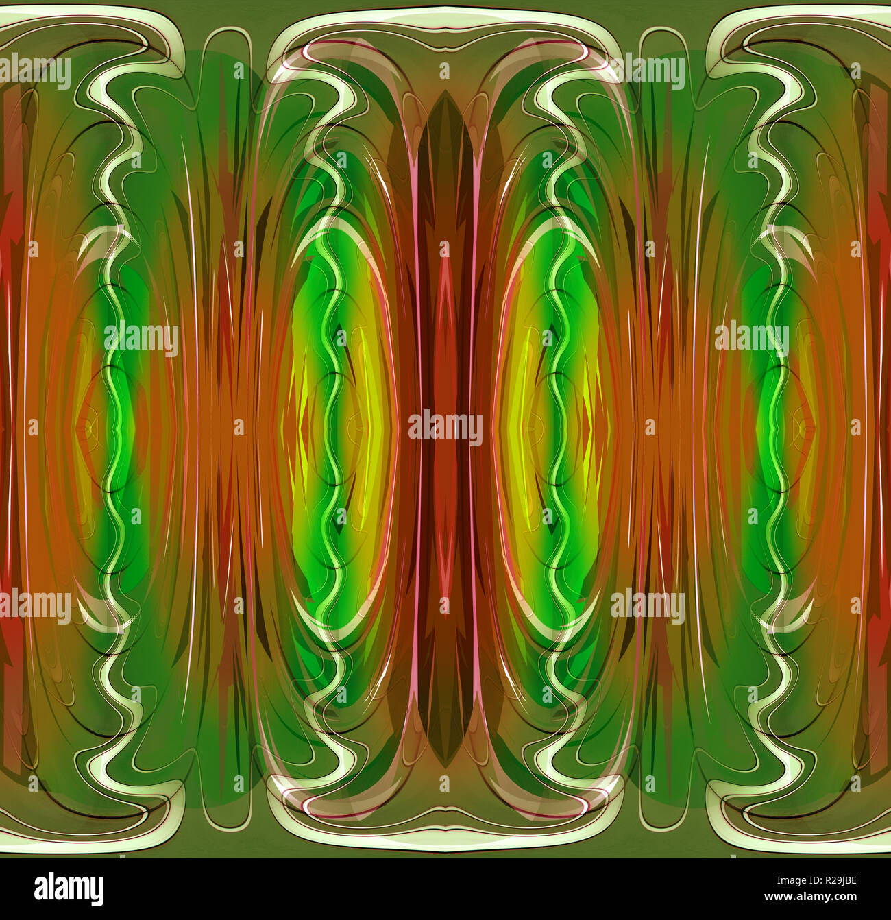 Résumé fond de formes fantastiques dans la peinture. La répétition de la structure de l'échantillon à l'image. Banque D'Images
