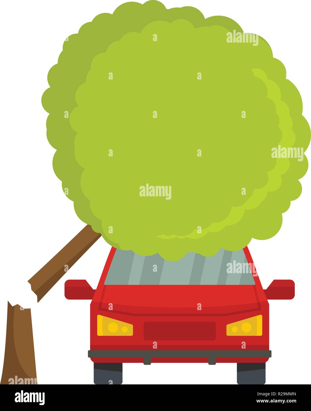 Icône de l'accident. Télévision illustration de l'icône vecteur d'accident pour le web Illustration de Vecteur