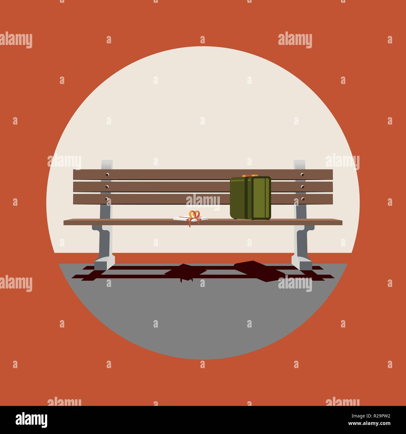 Forrest Runner l'icône. Movie collection Vector. Illustration de Vecteur