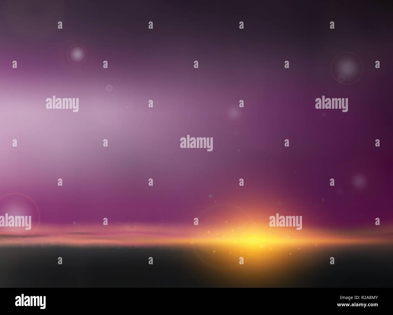 Résumé de twilight contexte en coucher du soleil du soir. Eps10 vector Illustration Illustration de Vecteur