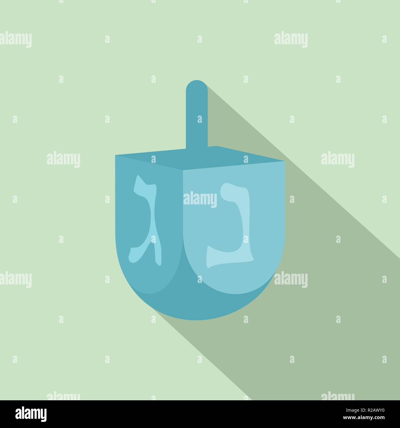 Icône dreidel juif. Télévision illustration de l'icône vecteur dreidel juif pour la conception web Illustration de Vecteur