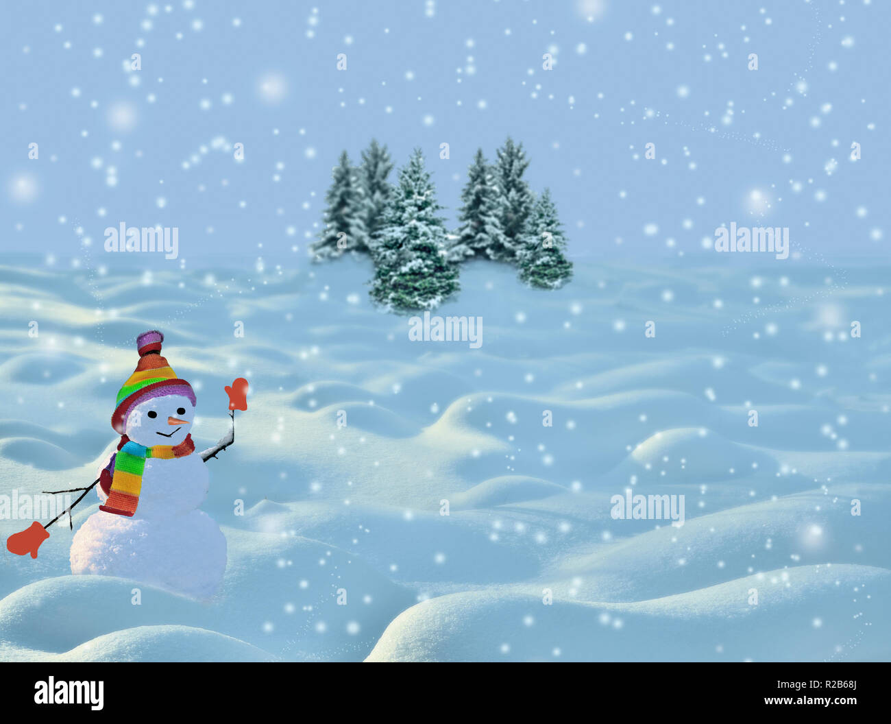 Bonhomme de neige de noël tricoté Banque de photographies et d'images à  haute résolution - Alamy