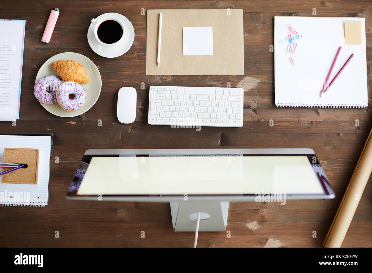 Objets pour travailler Banque D'Images